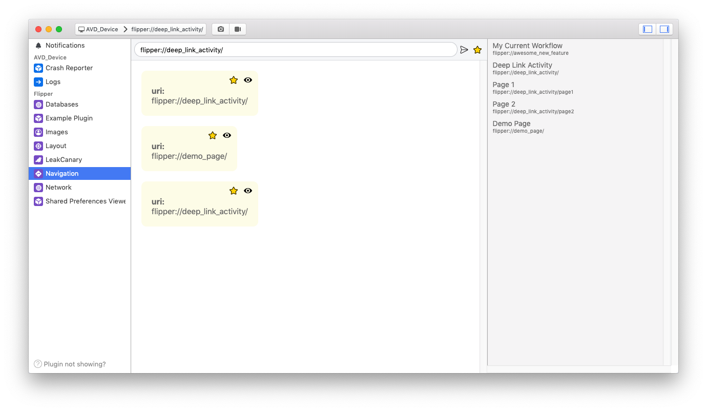 Navigation Plugin UI