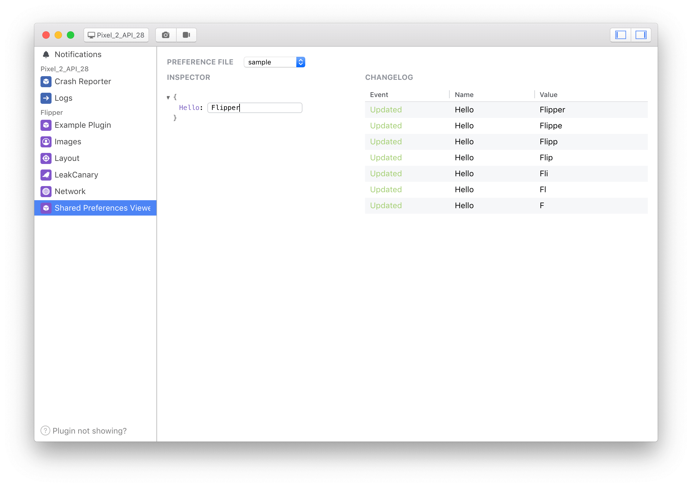 Shared Preferences Plugin
